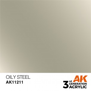 AK Metallic - Oily Steel (17ml) - AK11211 2
