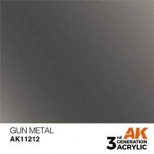 AK Metallic - Gun Metal (17ml) - AK11212 2