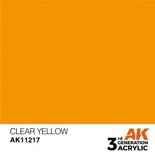 AK Acrylic - Clear Yellow (17ml) - AK11217 2