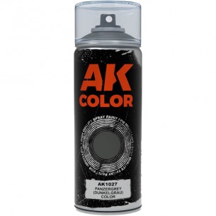 AK Spray - Panzergrey (Dunkelgrau) Color (150 ml) - AK1027