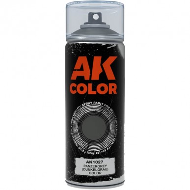 AK Spray - Panzergrey (Dunkelgrau) Color (150 ml) - AK1027