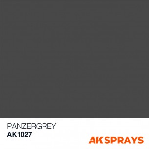 AK Spray - Panzergrey (Dunkelgrau) Color (150 ml) - AK1027 2