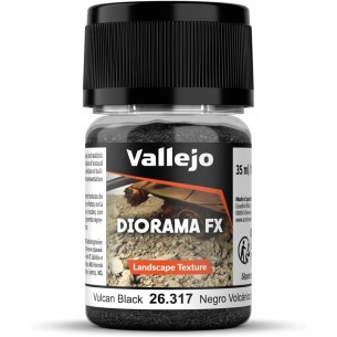 Vallejo Landscape Textures - Vulcan Black (35ml) - 26.317
