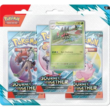 Scarlet & Violet: Journey Together - 3 Pack Blister - Yanmega (ENG)