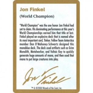 Jon Finkel Bio