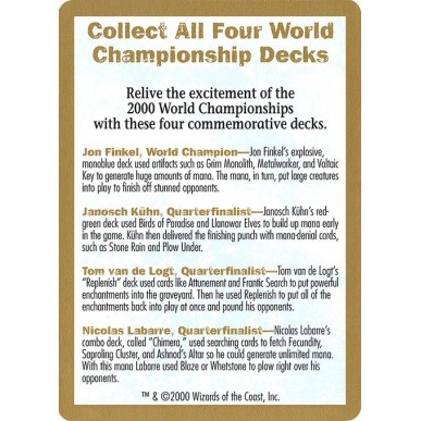 2000 World Championships Ad