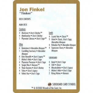 Jon Finkel Decklist