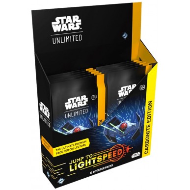 Star Wars: Unlimited - Jump to Lightspeed - Carbonite Edition - Display da 12 Buste (ENG)