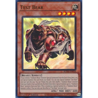 Orso da Laboratorio (V.1 - Ultra Rare)
