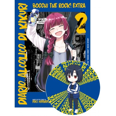 Bocchi The Rock! - Diario Alcolico di Kikuri 2 + Sottobicchiere