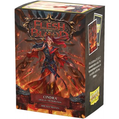 Standard - Matte Art Flesh and Blood - Cindra, Dracai of Retribution (100 Bustine) - Dragon Shield