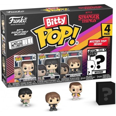 Funko Bitty Pop - Stranger Things 4 Pack - Eleven with Waffles / Mike / Jonathan / Mystery