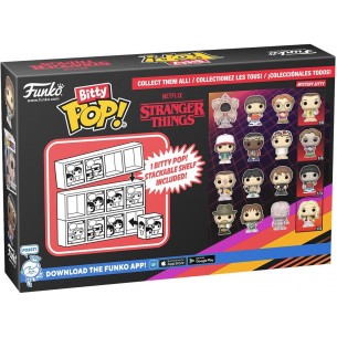 Funko Bitty Pop - Stranger Things 4 Pack - Eleven with Waffles / Mike / Jonathan / Mystery 2