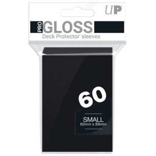 Small Japanese - PRO-Gloss - Black (60 Bustine) - Ultra Pro