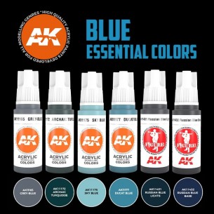 AK - Set di Pittura Blue Essential Colors - AK11618 2