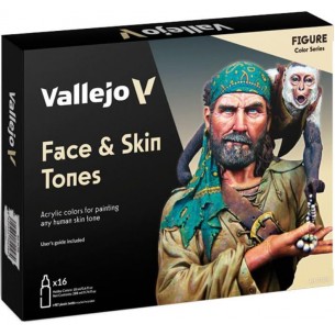 Vallejo - Set di Pittura Face & Skin Tones
