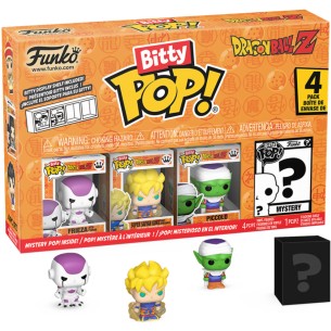Funko Bitty Pop - Dragon Ball Z 4 Pack - Frieza 4th Form / Super Saiyan Goku First Appearance / Piccolo / Mystery