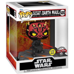 Funko Pop 520 - Red Saber Series Volume 1: Darth Maul - Star Wars (Glows in the Dark) (15cm)