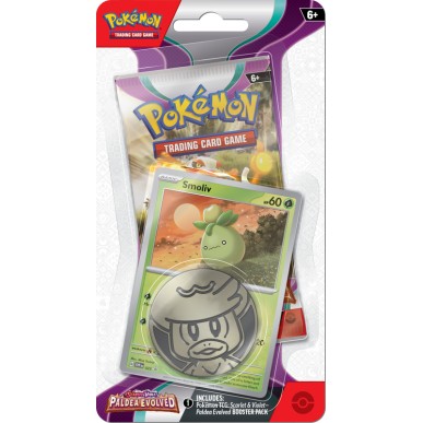 Scarlet & Violet: Paldea Evolved - Checklane Blister - Smoliv (ENG)
