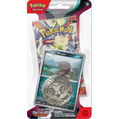 Scarlet & Violet: Obsidian Flames - Checklane Blister - Wooper (ENG)