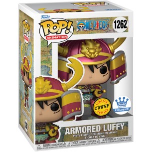 Funko Pop Animation 1262 - Armored Luffy - One Piece (Funko.com Exclusive!) (Chase) (Metallic)