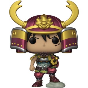 Funko Pop Animation 1262 - Armored Luffy - One Piece (Funko.com Exclusive!) (Chase) (Metallic) 2