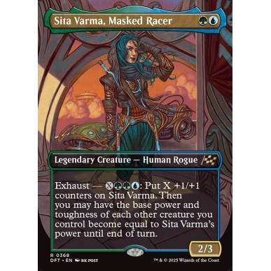 Sita Varma, Masked Racer