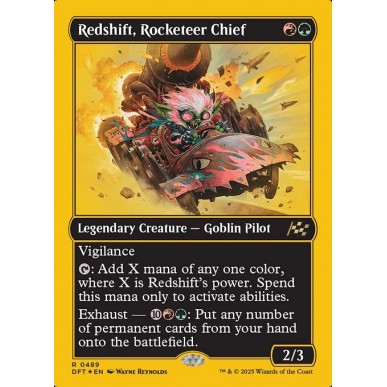 Redshift, Rocketeer Chief