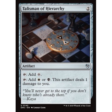 Talisman of Hierarchy