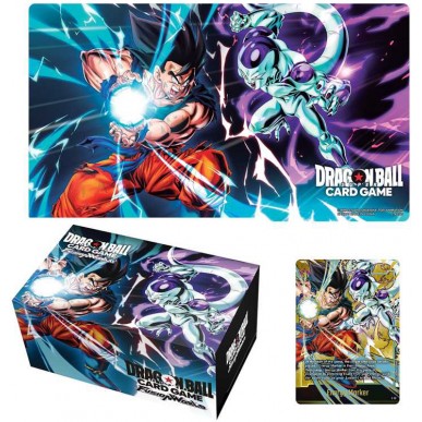 Dragon Ball Super Card Game - Set di Accessori 01 Son Goku vs Frieza (Playmat e Storage Box - ENG)