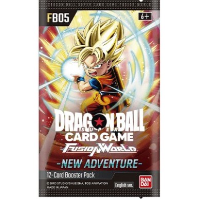 Dragon Ball Super Card Game: Fusion World - New Adventure FB-05 - Bustina da 12 Carte (ENG)