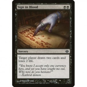 Sign in Blood