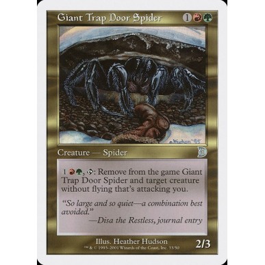 Giant Trap Door Spider