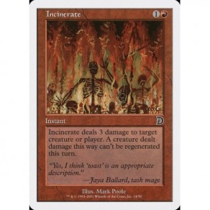 Incinerate