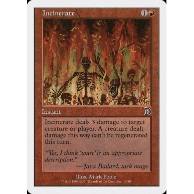 Incinerate