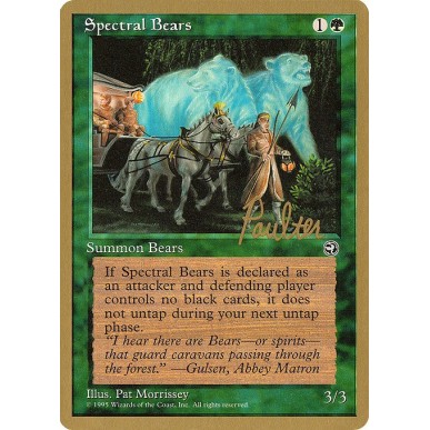 Spectral Bears