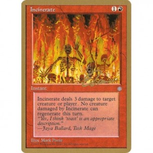 Incinerate