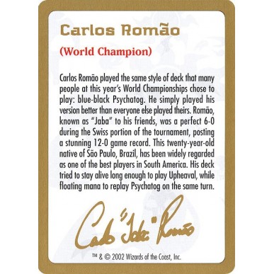 Carlos Romão Bio