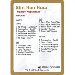 Sim Han How Decklist
