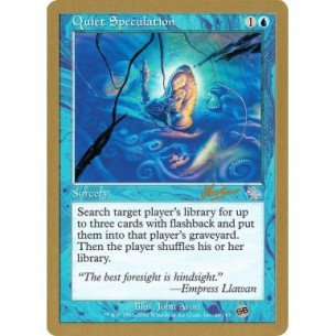 Quiet Speculation