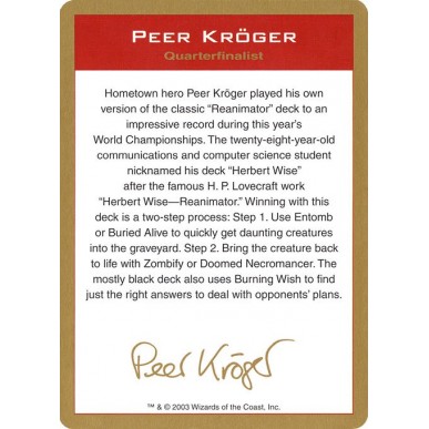 Peer Kröger Bio