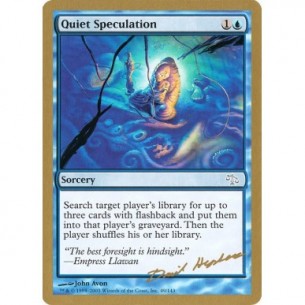 Quiet Speculation