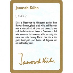 Janosch Kühn Bio 1997