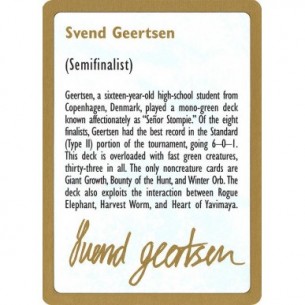 Svend Geertsen Bio