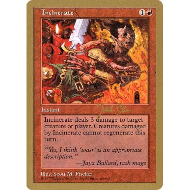 Incinerate