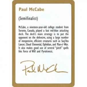 Paul McCabe Bio
