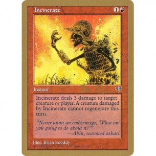 Incinerate