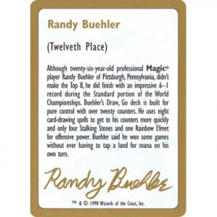 Randy Buehler Bio