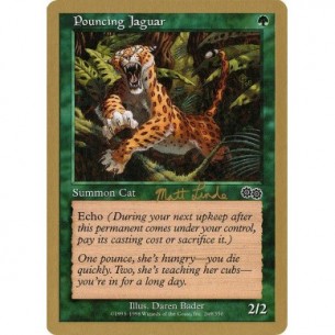 Pouncing Jaguar