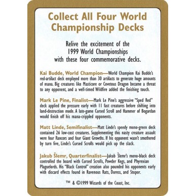 1999 World Championships Ad
